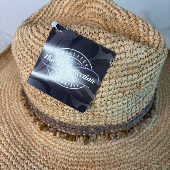 Wallaroo Hat Company Women Tahiti Cowboy Sun Hat Raffia,Modern Cowboy,Australia